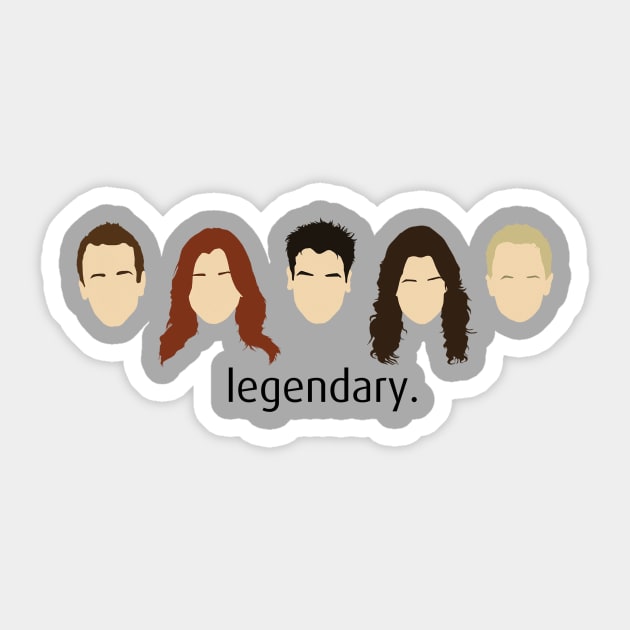 Legendary | Simple HIMYM Sticker by kingsrock